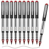 OFFCUP Flüssigtinte Rollerball Stift, 10 Stück Gelstifte Rot, 0,5 mm...