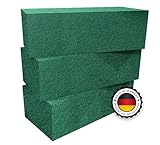 DAS ORIGINAL - ELES VIDA® - Blumensteckschaum - Nasssteckschaum Set 23 x 11 x 7,5 cm...