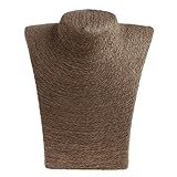 ESTCNK 3D-Schmuckständer aus Seil, freistehend, für Halskette, Choker, Medaillons,...