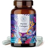 Marine Collagen mit Hyaluronsäure Kapseln | 160 Kapseln | Meeres Kollagen...