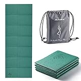 Avoalre Yogamatte rutschfest, Tragbare Trainingsmatte, reise Yogamatte faltbar leicht...