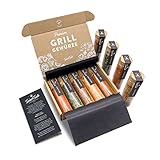 TIMBER TASTE® Grill Gewürze Geschenkset Frauen & Männer | 5 erlesene BBQ Grillgewürze...
