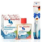 One Drop Only® - 3er Pack je 50ml Mundwasser Konzentrat + 1 Zahnbürste...
