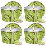 Citronella Kerze Outdoor, 4PC Groß Outdoor Kerze, 120 Stunden Garten Kerzen...