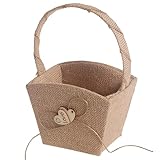 BradOc Körbchen für Blumenkinder Blumenkörbe für Hochzeiten Hochzeit Blumenmädchen...