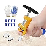 Manuell Fliesenschneider Glasschneider Tile Glass Cutting Tool 2 in 1 Schneidwerkzeug mit...