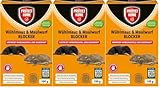 3 X 100g Wühlmaus und Maulwurf Blocker