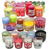 8 kg Witap Duft Kerzen Mix: Stumpenkerzen Teelichter Duftgläser verschiedene Düfte, bunt...