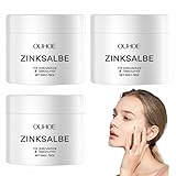 3pcs Zinc Ointment Face, Zinksalbe Gesicht,Zinksalbe Gegen Pickel,50g Anti Pickel Creme...