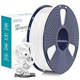 SUNLU ABS Filament 1.75 mm, Hoch Temperaturbeständiges 3D Drucker Filament, Hohe...