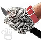 Schwer Schnittschutzhandschuhe, Kettenhandschuh Metzger Arbeitshandschuh, aus...