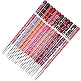 Lippenstift 12 Farben Lipliner Lip Liner Set Konturenstifte Set Lippenkonturenstift mit...