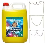Bubble Brothers Riesenseifenblasen Set 3 Seifenblasenstäbe und 5L...