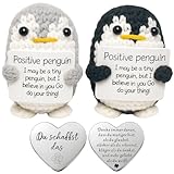 ZaoGoin Positive Penguin, 4-teiliges Geschenkset mit kuscheligen Pinguin Figuren und...