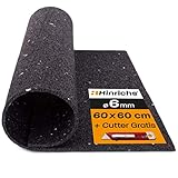Hinrichs Antivibrationsmatte für Waschmaschinen - Gummimatte - Zuschneidbare Dämmmmatte...