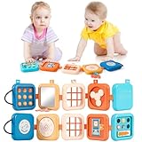 JOYVOVO Busy Board für 1-3 Jahre, Baby Flugzeug Reisespielzeug, 8 in 1 Montessori...