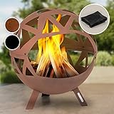 BlumfeldtFeuerschale Robuste Outdoor-Stahl-Feuerschale groß für Balkon &...