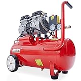 HECHT Mobiler Kompressor 66 dB – 2 Stufen Druckluftkompressor – 24l Kessel– 105...