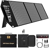 Mesuvida 30W Solar Ladegerät, Solarpanel Faltbar mit 5 Anschlüssen, 18V MC4 höhere...