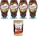 Calvé Salsa Barbeque al Miele,Honey Barbecue Sauce, Honey BBQ Sauce, ideal für weißes...