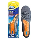Scholl Gel-Einlegesohlen für Herren, für Arbeitsschuhe, 40-46.5 EU, 1 Paar, Sortiert...