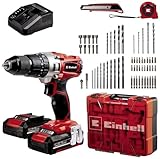 Einhell Akku-Schlagbohrschrauber TE-CD 18/2 Li-i +64 (2x2,0Ah) Power X-Change (Li-Ion, 18...
