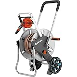 Gardena CleverRoll M Easy Metall Set: Schlauchwagen mit 60 m Kapazität, sehr standfest,...