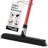 Tyroler Gummibesen & Bodenabzieher | Kehrbesen-Kopf aus 100% Naturkautschuk 41cm...