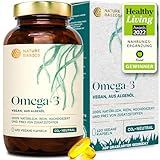 Veganes Omega 3 aus Algenöl | 120 hochdosierte Kapseln für 4 Monate | Eine Kapsel...