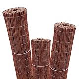 Aquagart Weidenmatte 5m x 80 cm I Sichtschutzmatte aus Weide I Natürlicher...
