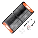 SEEOR 80 W, einfach zu transportierendes Solarpanel, faltbar, für Rucksackreisen, lädt...