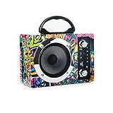 KIKAPA Heimkinosystem Tragbare Bluetooth-Lautsprecher Drahtloser Bluetooth-Lautsprecher...