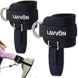 LAVVON Fußschlaufe Kabelzug (Stabile Träger) -für Fitness Training am...