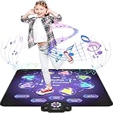 Gleamkid Tanzmatte Für Kinder, LED Licht-Tanzpad Mit 8 Tasten, Integrierter...