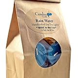 Candeo Candle Regen Wasser, Duft Soja Teelichter, 12 Stück Klar Cup Kerzen