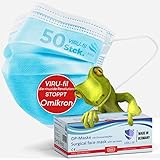 kela 50x OP Maske VIRU-fil, 100% Made in Germany, 3-lagig Medizinisch Chirurgische Masken,...