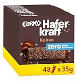 Haferriegel | Corny Haferkraft | Zero | Kakao | ohne Zuckerzusatz | 125 kcal pro Riegel |...