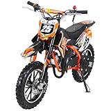 Actionbikes Motors Kinder Crossbike Gepard 2-Takt 49ccm | Bis 35 Km/h - 2 Liter...