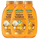 Garnier Wahre Schätze Pflegendes Öl-Shampoo Argan- & Camelia-Öl, pflegt intensiv,...