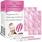 Easy@Home 20 x Schwangerschaftstest Frühtest 10 miu/ml - Empfindliches und...