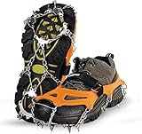 Unigear Steigeisen für Bergschuhe, Schuhkrallen, Eisspikes, Schneekette, Grödel und...