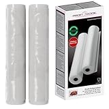 ProfiCook® Vakuumierbeutel | Vakuumierfolie für alle Marken | 2 Rollen à 28cm...