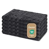 Lavea 5er Set Gästehandtücher 30x50 cm – Weiche und Saugstarke Gästetücher aus 100%...