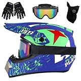 Kinder-ATV-Helm mit elektrischem Dirtbike für Kinder von 8–14, Leichter...