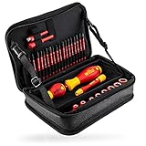Wiha Elektriker Werkzeug Set slimVario® - 32-teiliges Wechselbitsystem...