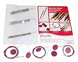 KnitPro auswechselbare Nadeln Starter-Kit, Holz, 1-Pack