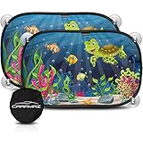 CARAMAZ Sonnenschutz, Kompatibel mit Personenkraftwagen, Auto Baby mit UV Schutz 48x30cm -...