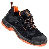 Arbeitsschuhe Sicherheitsschuhe URGENT 210 S1, Schwarz / Orange, 42 EU