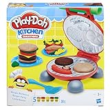 Play-Doh Hasbro Burger Party, inklusive Knetpresse für Burger und 5 Dosen Knete, für...