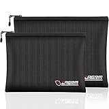 ZAERM Feuerfeste Dokumententasche, 2 Stück Feuerfeste Tasche (33 x 26cm, 29 x...